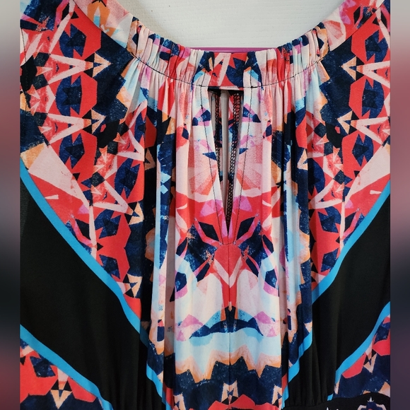 London Times Pink Floral Summer Maxi Dress - Picture 3 of 7